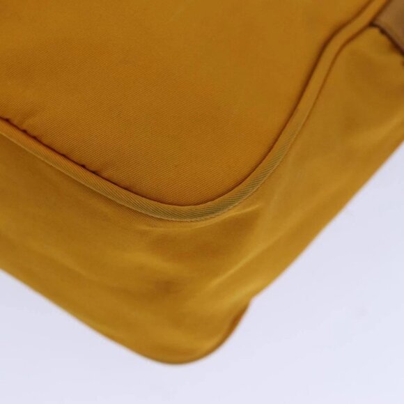 PRADA Shoulder Bag Nylon Orange Auth 82569 - Picture 10 of 16